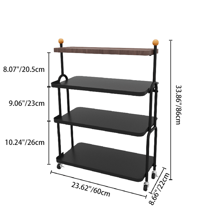 Modern Minimalist Rectangular MDF Iron Shoe Storage 4-Tier For Entryways