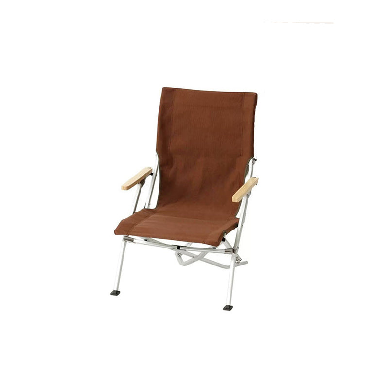 Modern Minimalist Canvas Aluminum Alloy Foldable Ergonomic High-Back Camping Chair Backrest Armrest For Outdoor