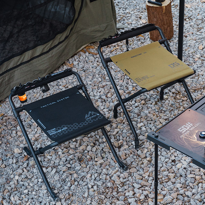 Modern Minimalist Oxford Fabric Aluminum Alloy Adjustable Foldable Camping Chair Backless Armless For Outdoor