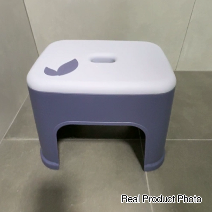 Modern Minimalist PP Plastic Stackable Space-Saving Low Stool Backless Armless Kids For Bathroom &amp; Entryway