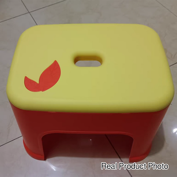 Modern Minimalist PP Plastic Stackable Space-Saving Low Stool Backless Armless Kids For Bathroom &amp; Entryway