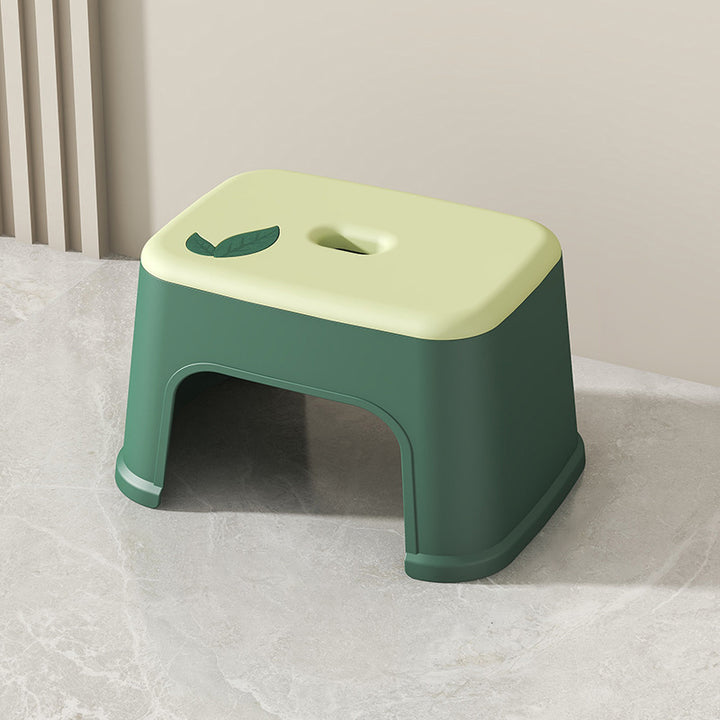 Modern Minimalist PP Plastic Stackable Space-Saving Low Stool Backless Armless Kids For Bathroom &amp; Entryway