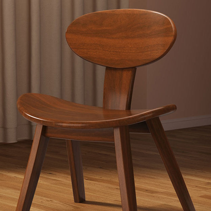 Traditional Farmhouse Solid Rubberwood Yuanbao-Shaped Decorative Kids Backrest Armless Low Stool For Entryway