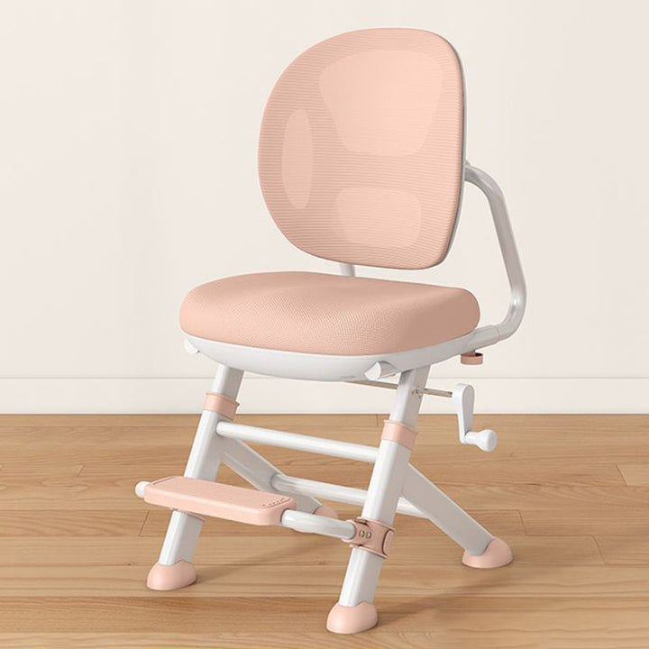 Modern Minimalist High-Resilience Mesh Carbon Steel Foam Sponge Kids Square Seat With Adaptive Backrest Footrest Highly Practical Armless Desk Chair For Home Office