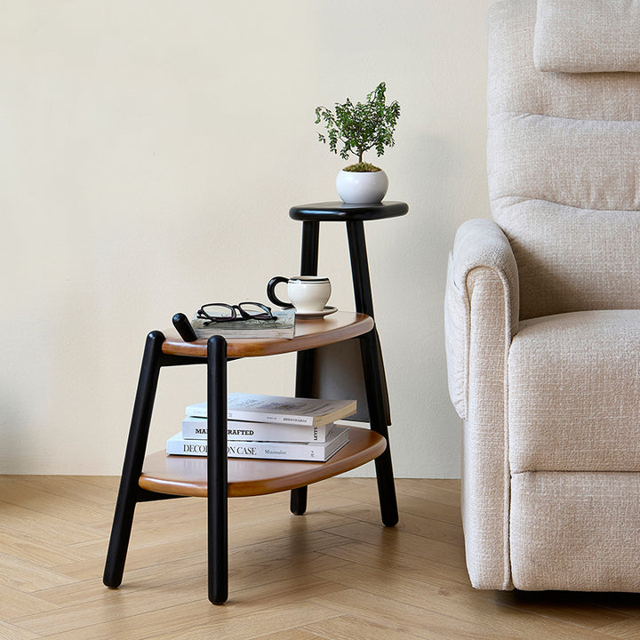 Modern Minimalist Boxwood &amp; Ash Wood Saddle-Style Faux Leather Pony-Shaped Space-Saving Decorative Backless Armless Shoe Stool For Entryway