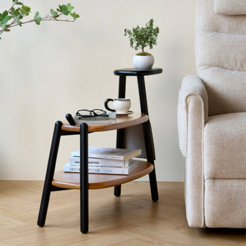 Modern Minimalist Boxwood &amp; Ash Wood Saddle-Style Faux Leather Pony-Shaped Space-Saving Decorative Backless Armless Shoe Stool For Entryway