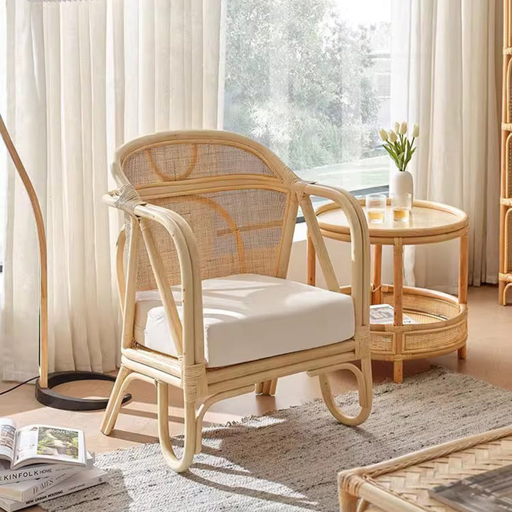 1人掛けソファ Old Rattan Chair D1261NDK/D1261NDL ラタン センターソファ 1人掛け 1台 | 【SR