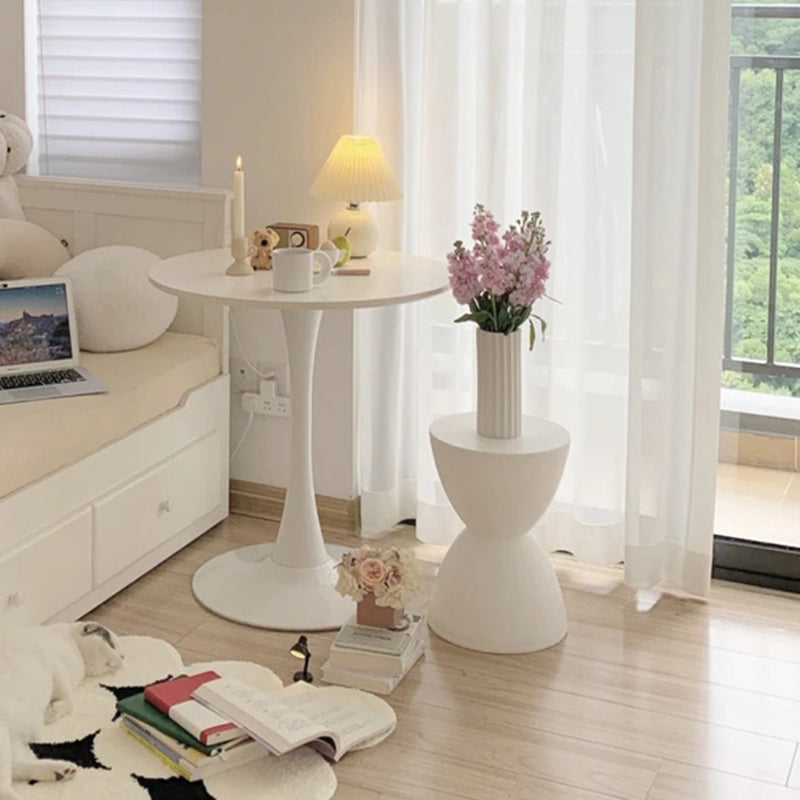 Chaise Tabouret en Forme de Sablier Minimaliste Moderne pour Chambre et Salon 