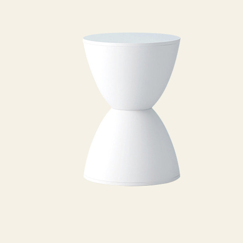 Modern Minimalist PP Hourglass-Shaped Stool Chair For Bedroom & Living Room