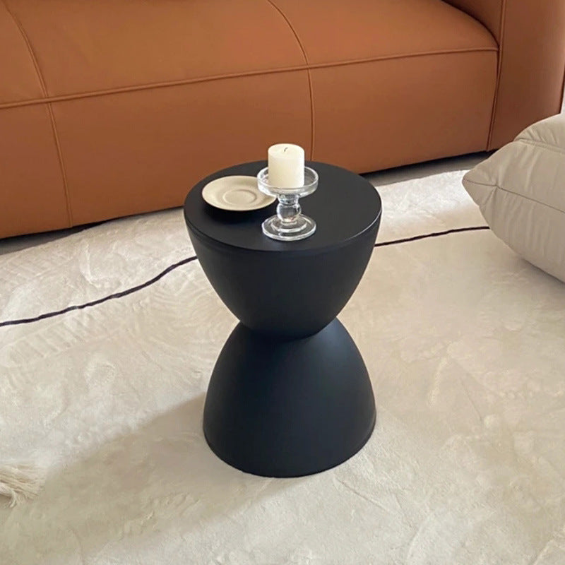 Modern Minimalist PP Hourglass-Shaped Stool Chair For Bedroom & Living Room