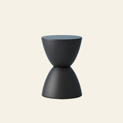 Modern Minimalist PP Hourglass-Shaped Stool Chair For Bedroom & Living Room
