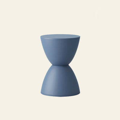 Modern Minimalist PP Hourglass-Shaped Stool Chair For Bedroom & Living Room