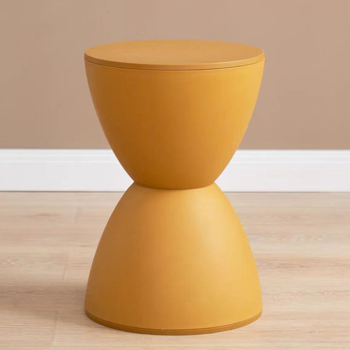 Chaise Tabouret en Forme de Sablier Minimaliste Moderne pour Chambre et Salon 