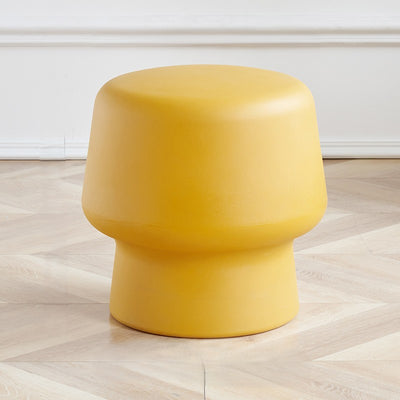 Zeitgenössischer kreativer runder Kunststoffhocker für Schlafzimmer- und Wohnzimmer-Sitzgelegenheiten 