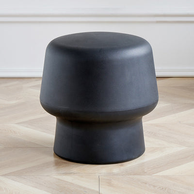 Zeitgenössischer kreativer runder Kunststoffhocker für Schlafzimmer- und Wohnzimmer-Sitzgelegenheiten 