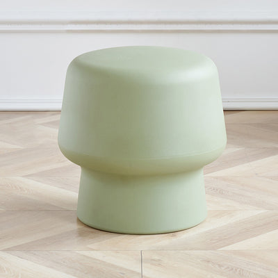 Zeitgenössischer kreativer runder Kunststoffhocker für Schlafzimmer- und Wohnzimmer-Sitzgelegenheiten 