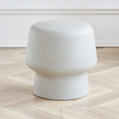 Zeitgenössischer kreativer runder Kunststoffhocker für Schlafzimmer- und Wohnzimmer-Sitzgelegenheiten 
