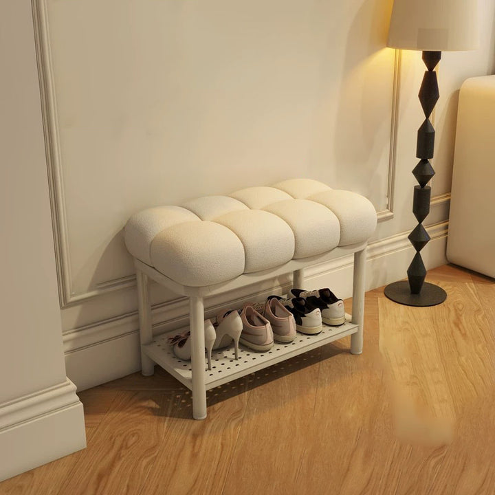 Banc rectangulaire en fer et laine d&