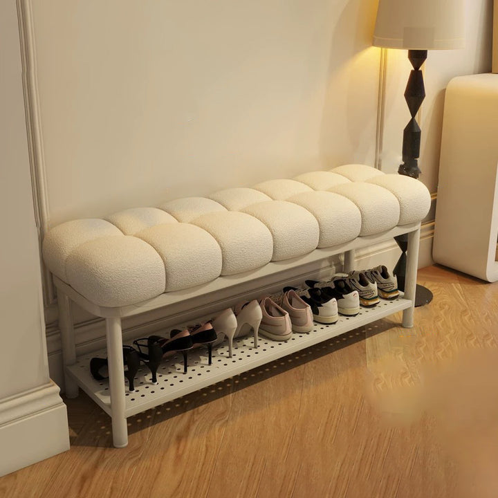 Banc rectangulaire en fer et laine d&