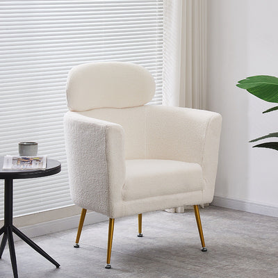 Zeitgenössisches nordisches Lammwoll-Sofa mit ergonomischem Design für Schlafzimmer, Wohnzimmer 