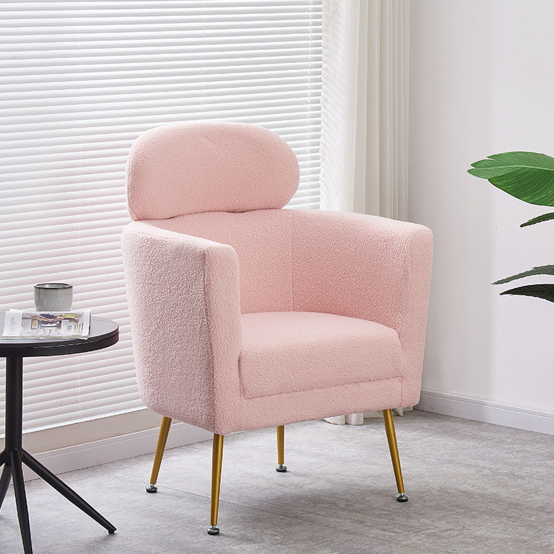 Zeitgenössisches nordisches Lammwoll-Sofa mit ergonomischem Design für Schlafzimmer, Wohnzimmer 