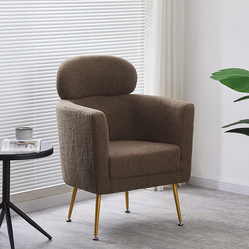 Zeitgenössisches nordisches Lammwoll-Sofa mit ergonomischem Design für Schlafzimmer, Wohnzimmer 