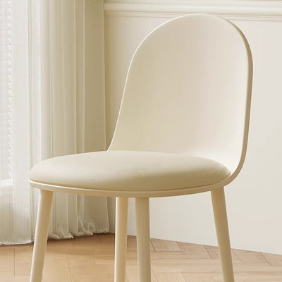 Chaise de salle à manger moderne minimaliste en velours, cuir Napa et plastique avec design ergonomique pour chambre, salon et cuisine 