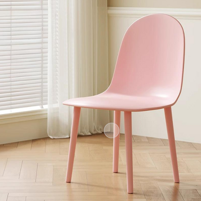 Chaise de salle à manger moderne minimaliste en velours, cuir Napa et plastique avec design ergonomique pour chambre, salon et cuisine 