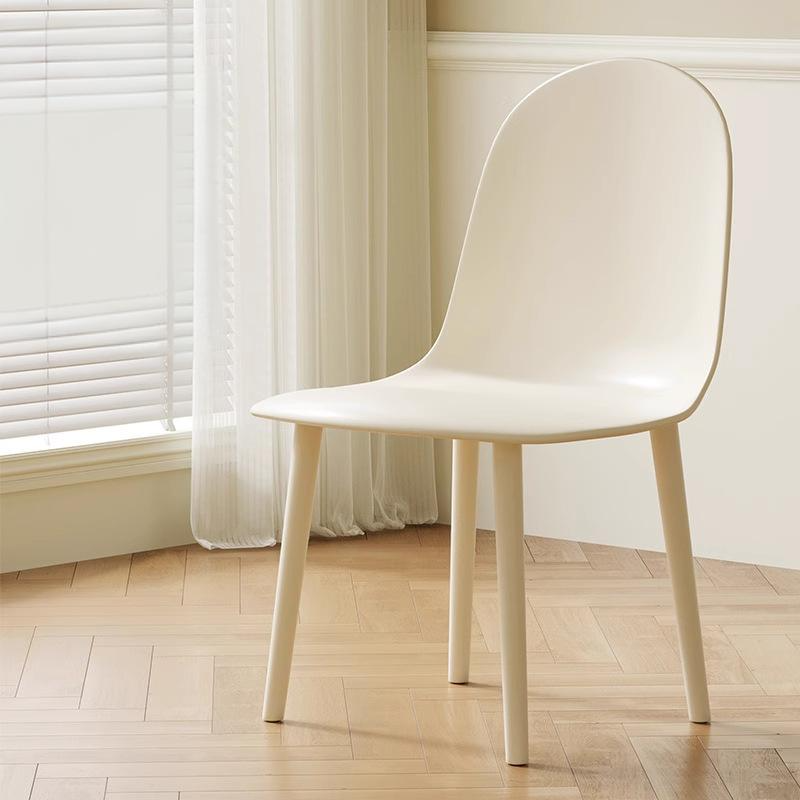 Chaise de salle à manger moderne minimaliste en velours, cuir Napa et plastique avec design ergonomique pour chambre, salon et cuisine 