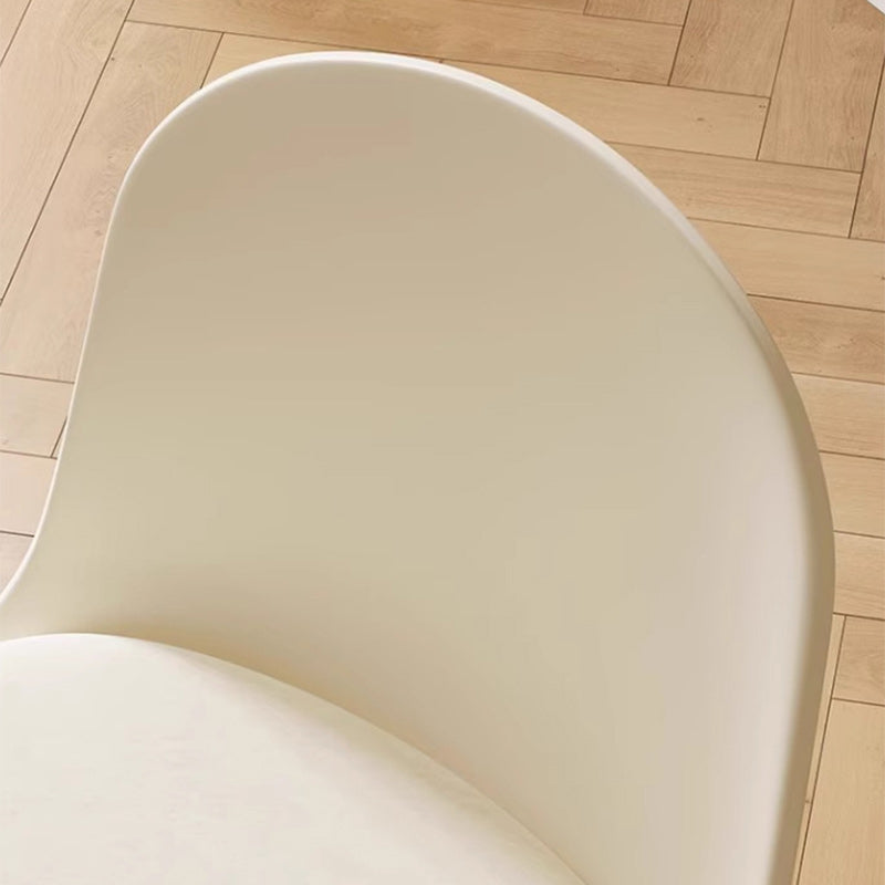 Chaise de salle à manger moderne minimaliste en velours, cuir Napa et plastique avec design ergonomique pour chambre, salon et cuisine 