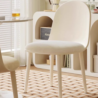 Chaise de salle à manger moderne minimaliste en velours, cuir Napa et plastique avec design ergonomique pour chambre, salon et cuisine 