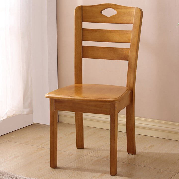 Modern Minimalist Solid Wood Square Dining Chair For Bedroom, Living Room &amp; Dining Room
