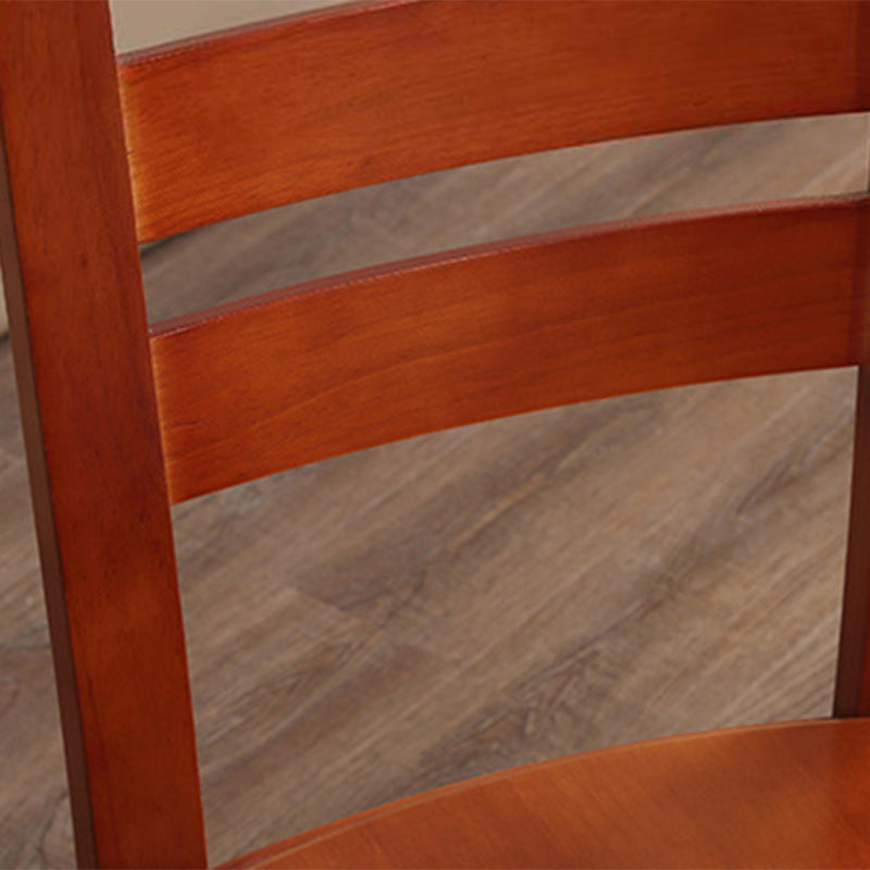 Modern Minimalist Solid Wood Square Dining Chair For Bedroom, Living Room &amp; Dining Room