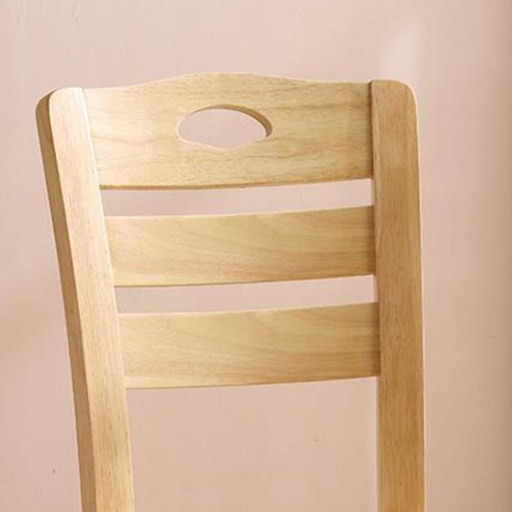 Modern Minimalist Solid Wood Square Dining Chair For Bedroom, Living Room &amp; Dining Room