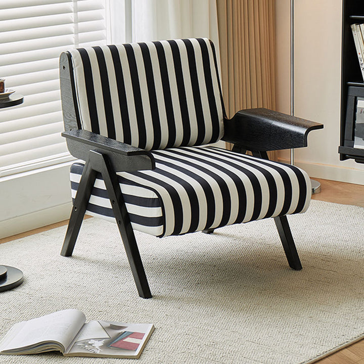 Chaise d'appoint carrée contemporaine en velours nordique et bois avec pieds réglables pour chambre et salon 