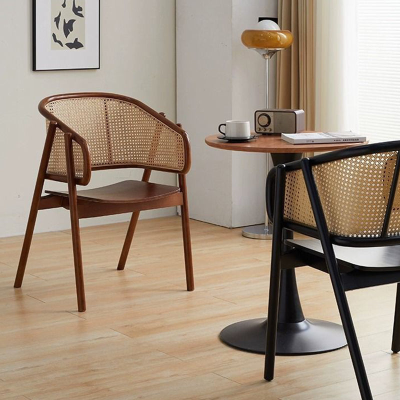 ヴィンテージラタン製カーブ型ダイニングチェア ヴィンテージラタン製カーブ型ダイニングチェア