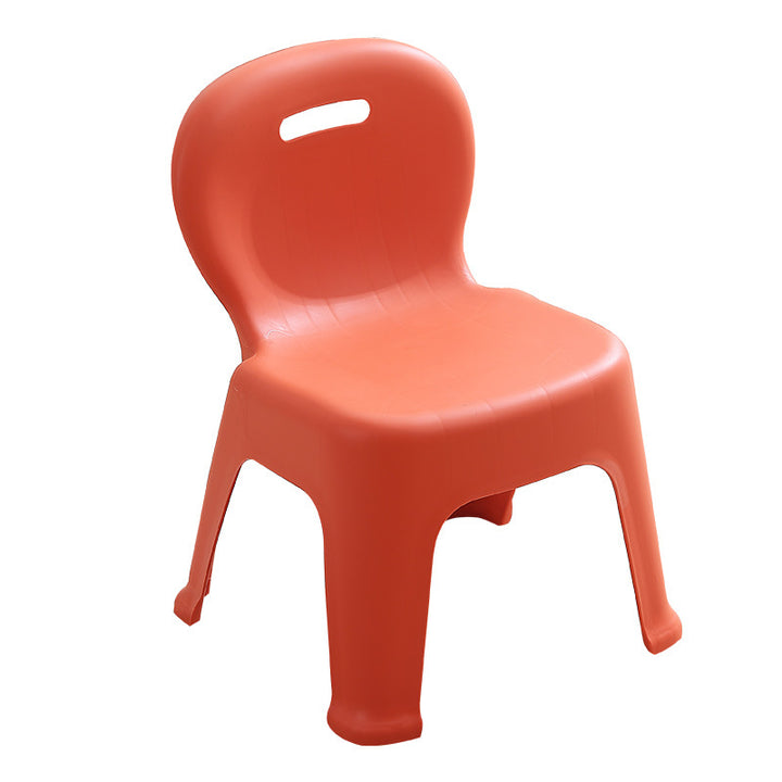 Tabouret bas empilable pour enfants en PP plastique, forme d&