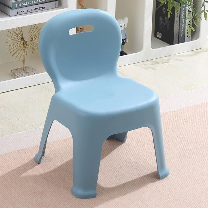 Tabouret bas empilable pour enfants en PP plastique, forme d&