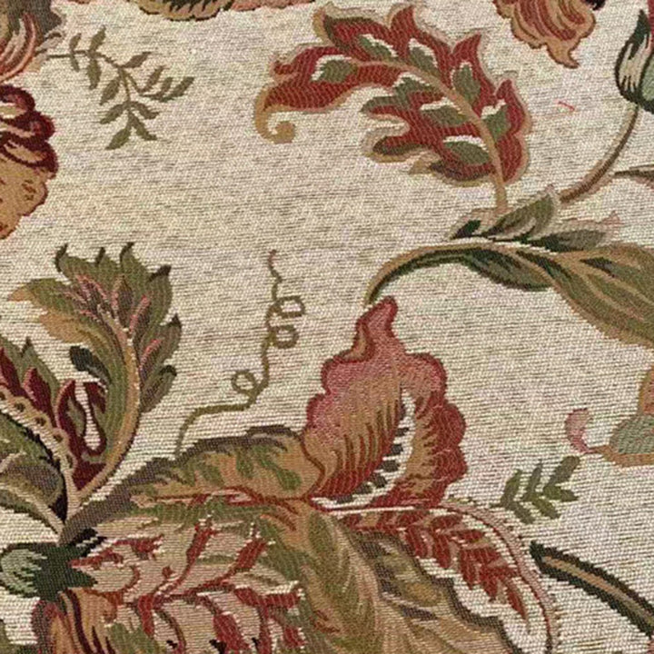 Traditioneller europäischer Hocker aus Massivholz mit Chenille-Polsterung und Gummibasis, zylindrisch, ohne Rückenlehne und Armlehnen für das Schlafzimmer 