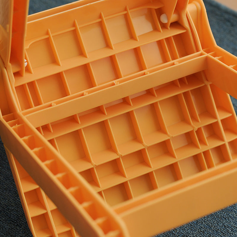Chaise pliante pour enfants en plastique PP, moderne, minimaliste, rectangulaire incurvée, sans dossier ni accoudoirs, pour salon et bureau 