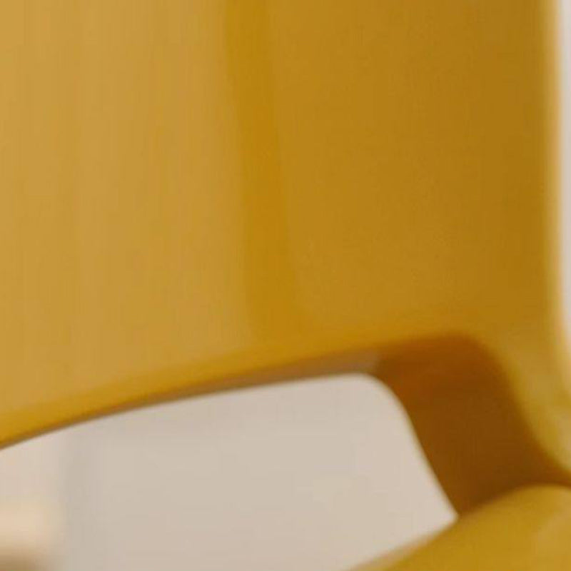 Chaise pliante pour enfants en plastique PP, moderne, minimaliste, rectangulaire incurvée, sans dossier ni accoudoirs, pour salon et bureau 