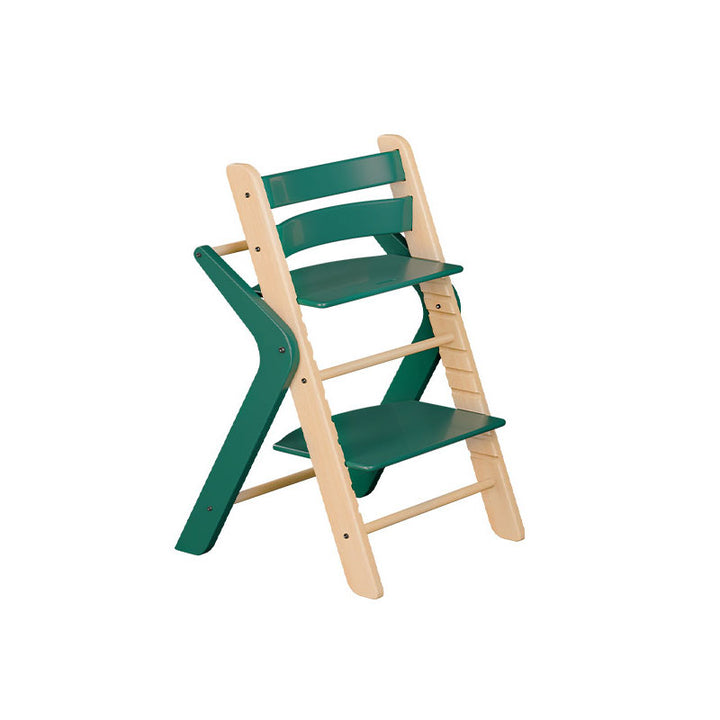 Contemporary Creative Geometric Beech Wood Solid Wood Plywood Adjustable Kids Dining Chair Backrest Armless For Dining Room