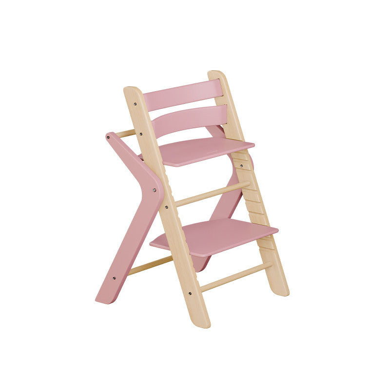 Contemporary Creative Geometric Beech Wood Solid Wood Plywood Adjustable Kids Dining Chair Backrest Armless For Dining Room