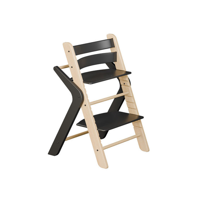 Contemporary Creative Geometric Beech Wood Solid Wood Plywood Adjustable Kids Dining Chair Backrest Armless For Dining Room