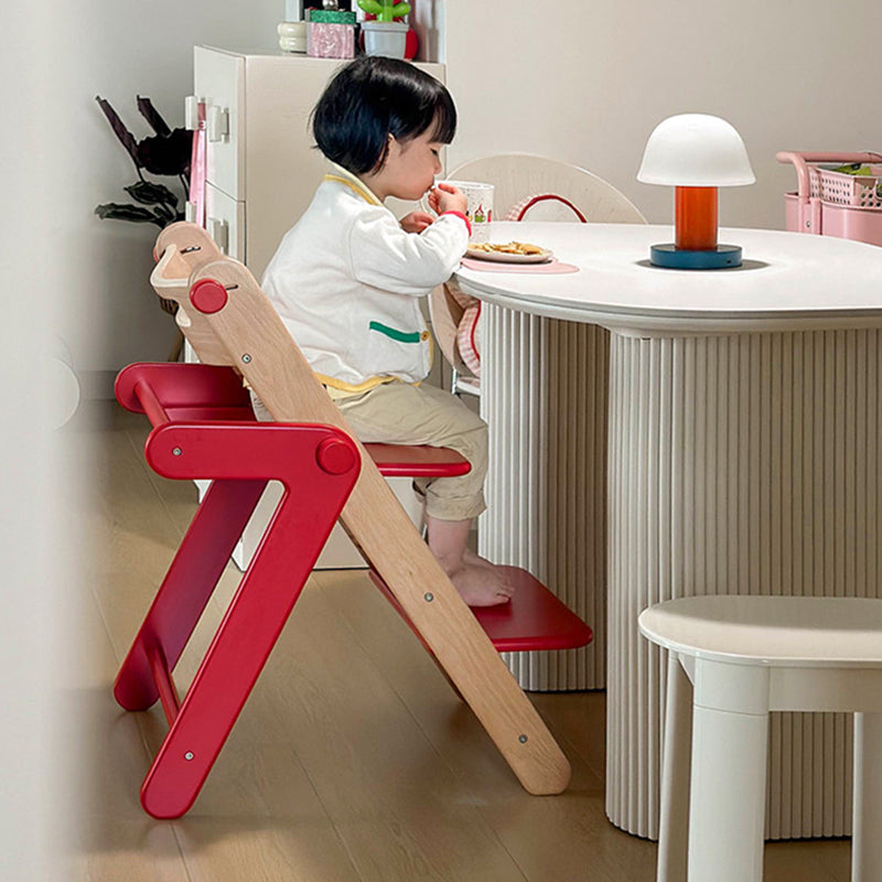 Chaise lounge pour enfants moderne minimaliste géométrique en hêtre et contreplaqué de bois massif, réglable, sans accoudoirs, avec dossier, pour salle à manger et bureau 