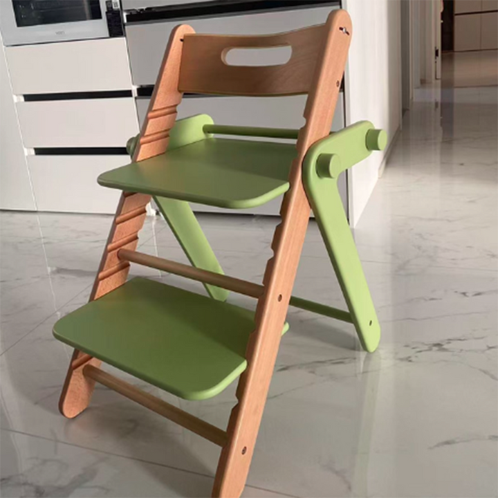 Chaise lounge pour enfants moderne minimaliste géométrique en hêtre et contreplaqué de bois massif, réglable, sans accoudoirs, avec dossier, pour salle à manger et bureau 