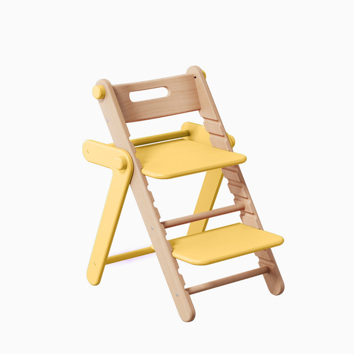Chaise lounge pour enfants moderne minimaliste géométrique en hêtre et contreplaqué de bois massif, réglable, sans accoudoirs, avec dossier, pour salle à manger et bureau 