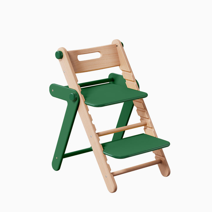 Chaise lounge pour enfants moderne minimaliste géométrique en hêtre et contreplaqué de bois massif, réglable, sans accoudoirs, avec dossier, pour salle à manger et bureau 
