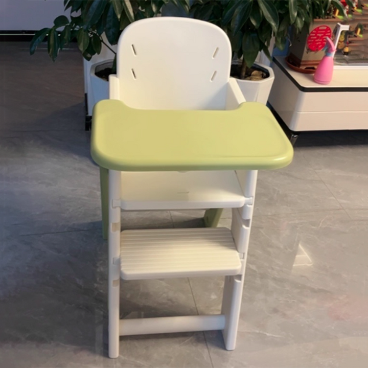 Zeitgenössischer nordischer umweltfreundlicher HDPE PP Kunststoff trapezförmiger Kinder faltbarer verstellbarer Esszimmerstuhl Rückenlehne Armlehne für Esszimmer 