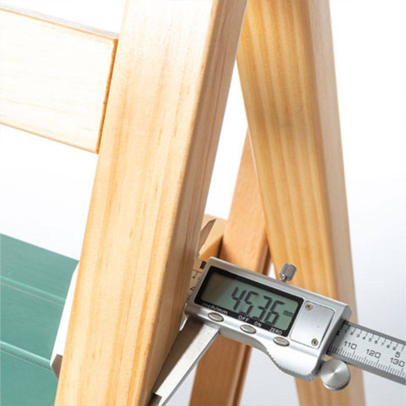 Tabouret de bar pliable à plusieurs marches en bois de pin, design minimaliste moderne, triangulaire, avec dossier, pour salle à manger 